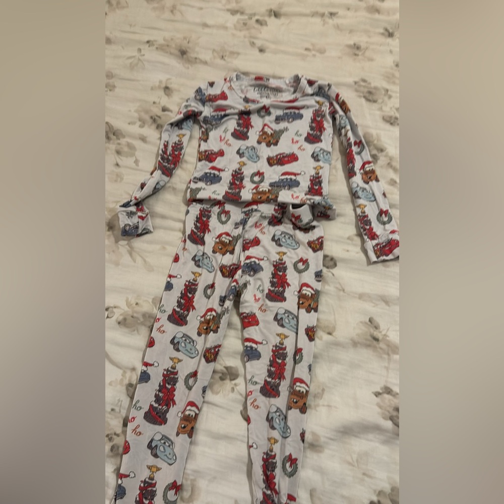 Bamboo Disney cars Christmas pjs
